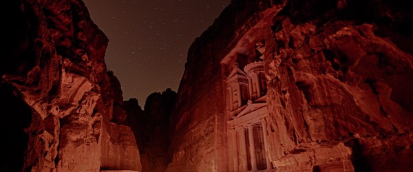 Petra by Night edited with HDR Efex Pro 2
