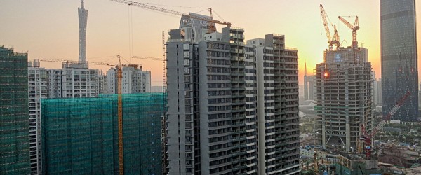 Sunset in Guangzhou, China
