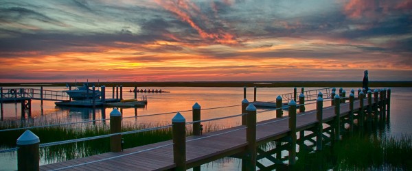 Sunset in Brigantine, New Jersey