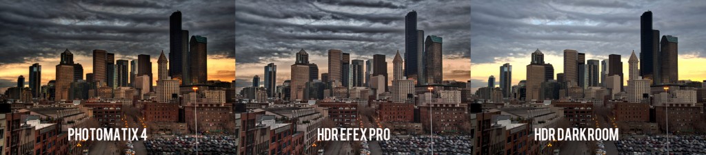Comparison between HDR Efex Pro, Photomatix and HDR Darkroom