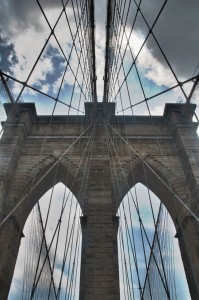 HDRtist HDR photo of the Brooklyn Bridge