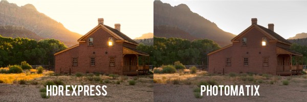 Comparison of HDR Express and Photomatix