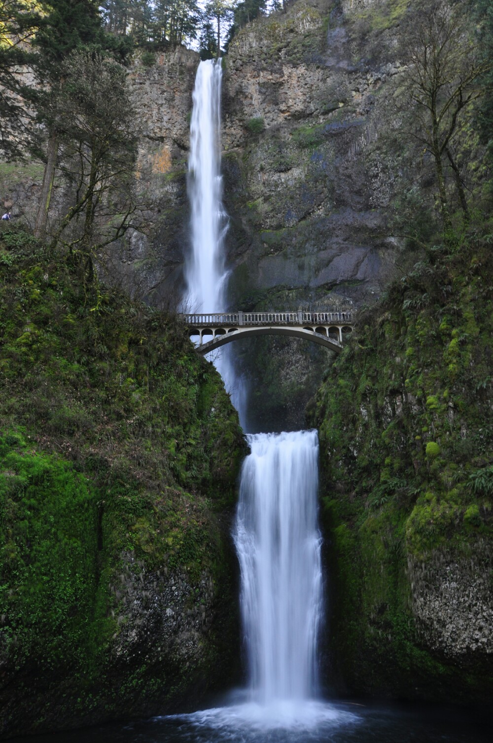 Multnomah Falls Outside of Portland, Oregon